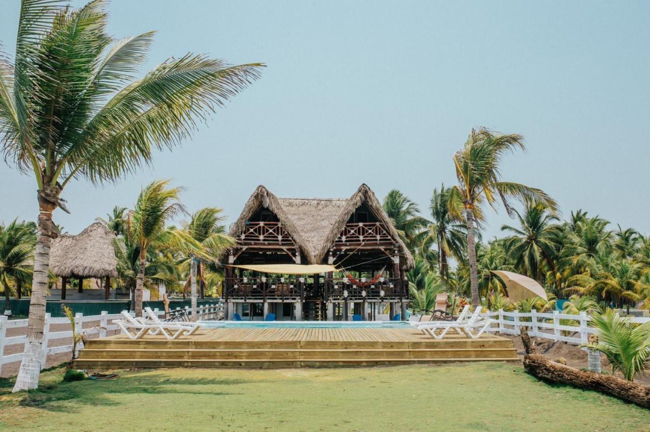 Los Olivos La Playa Hotel Y Restaurante Escuintla Ngoại thất bức ảnh